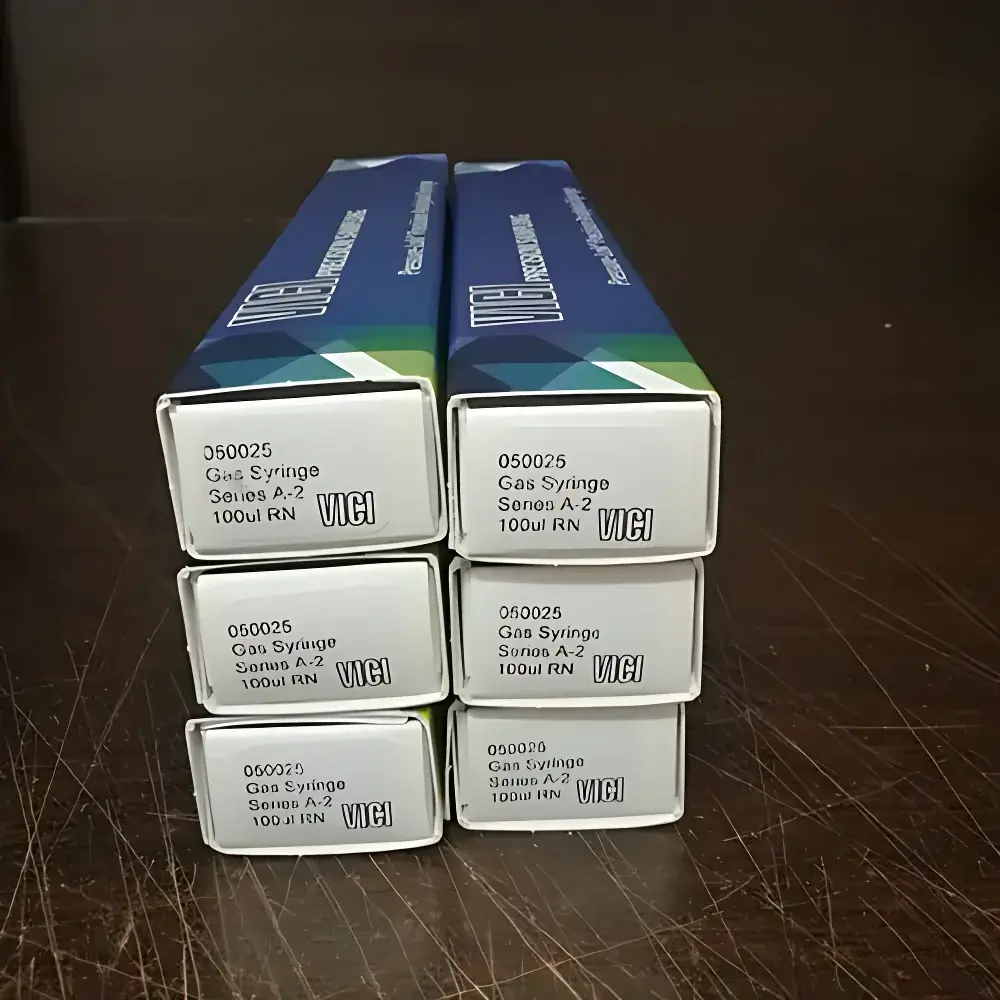 VICI PS-050025 A-2 Series Gas-Tight Syringe with Integrated Push-Button Valve