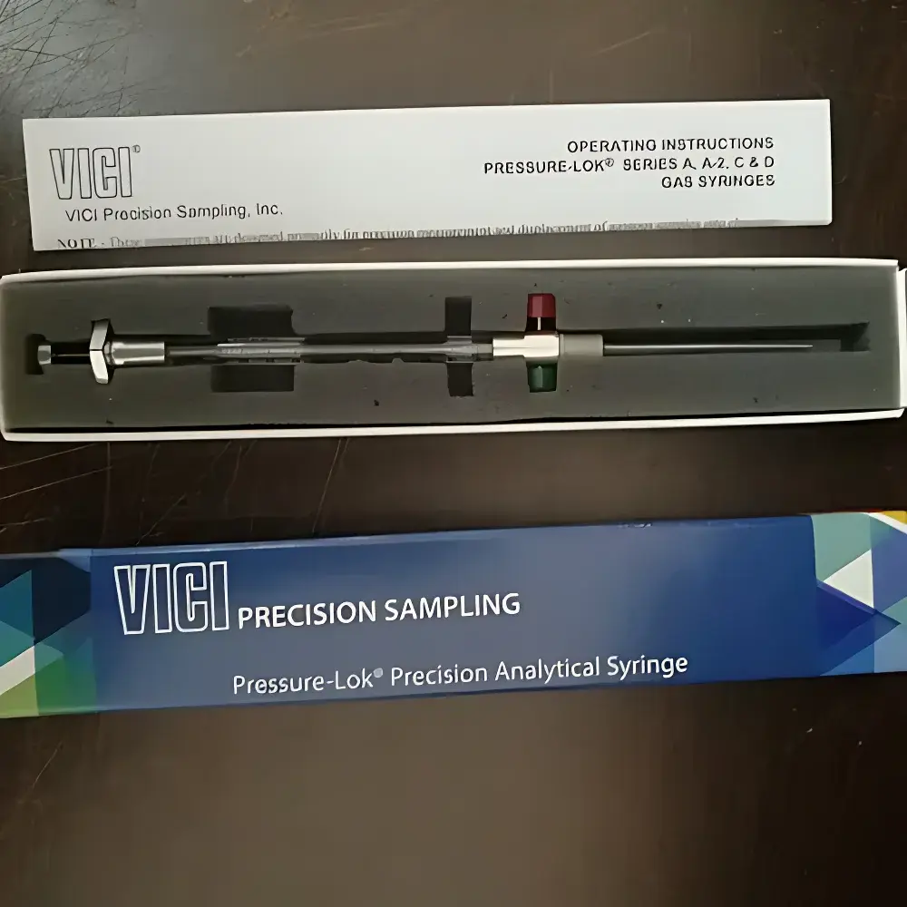 VICI PS-050025 A-2 Series Gas-Tight Syringe with Integrated Push-Button Valve