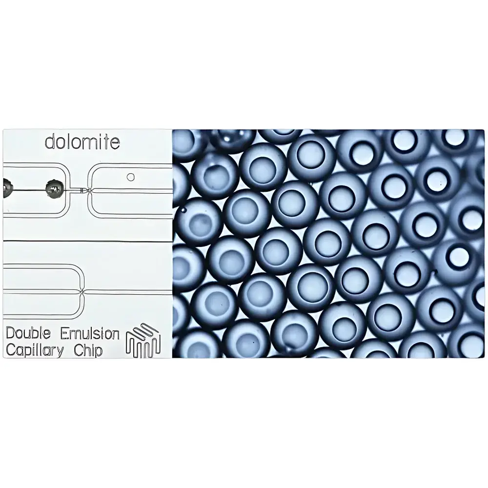 Dolomite Mitos Monodisperse Double Emulsion Microfluidic System