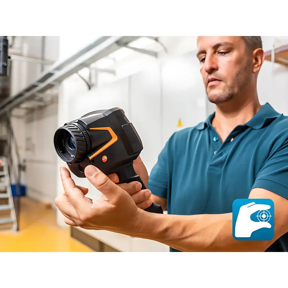 testo 883 Advanced Infrared Thermal Imaging Camera (320 × 240 IR Resolution, Manual Focus, Bluetooth/Wi-Fi Enabled)