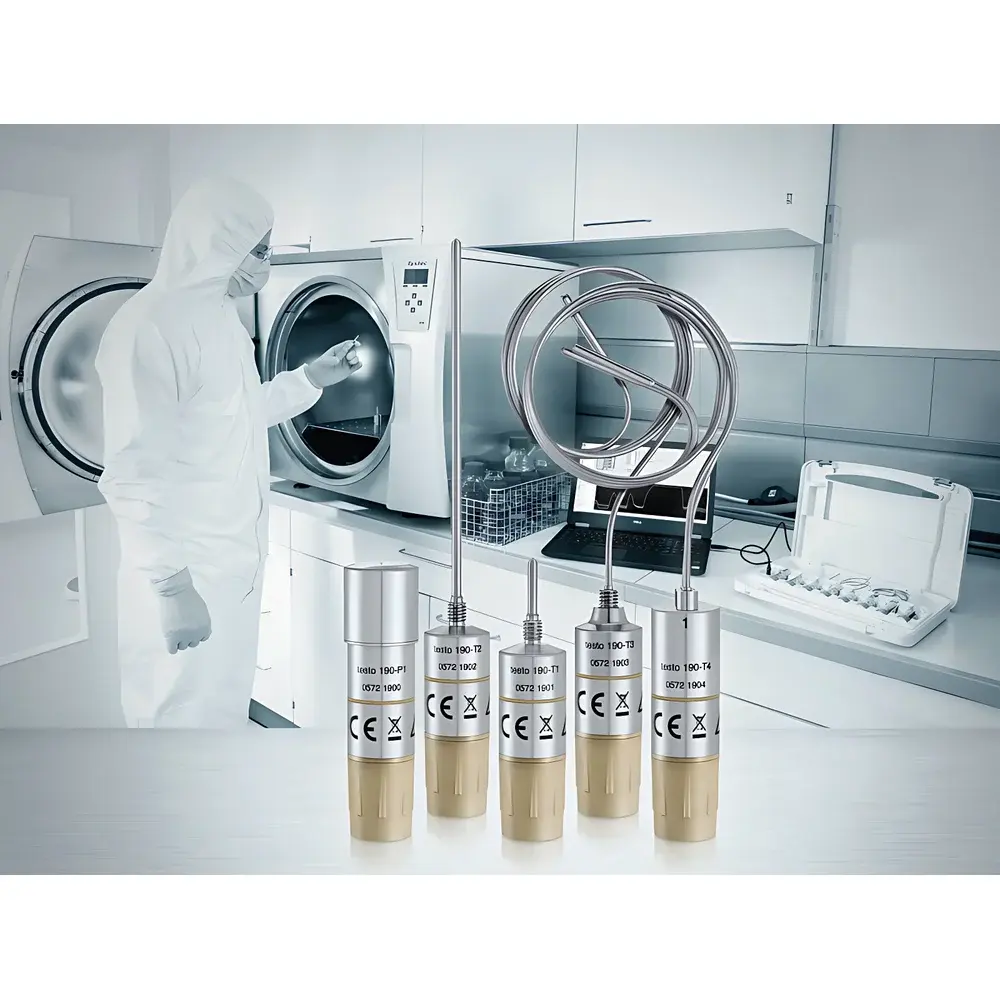 testo 190-T1 CFR Temperature Data Logger with Rigid Short Probe