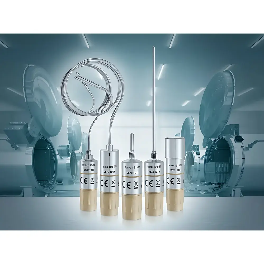 Testo 191-T4 HACCP Temperature Data Logger with Two Flexible Bendable Pt1000 Probes