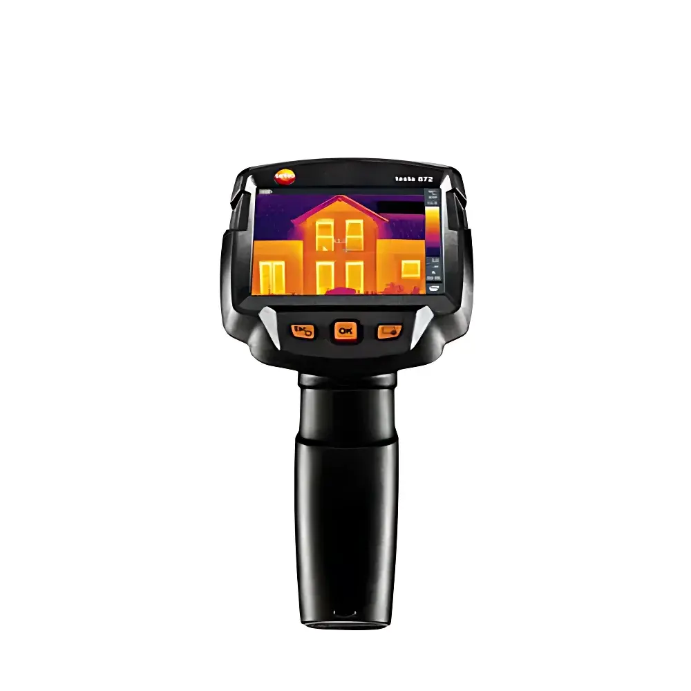testo 872 Advanced Infrared Thermal Imaging Camera (320 × 240 IR Resolution) with SuperResolution, Bluetooth/Wi-Fi, and Smart Assist Functions
