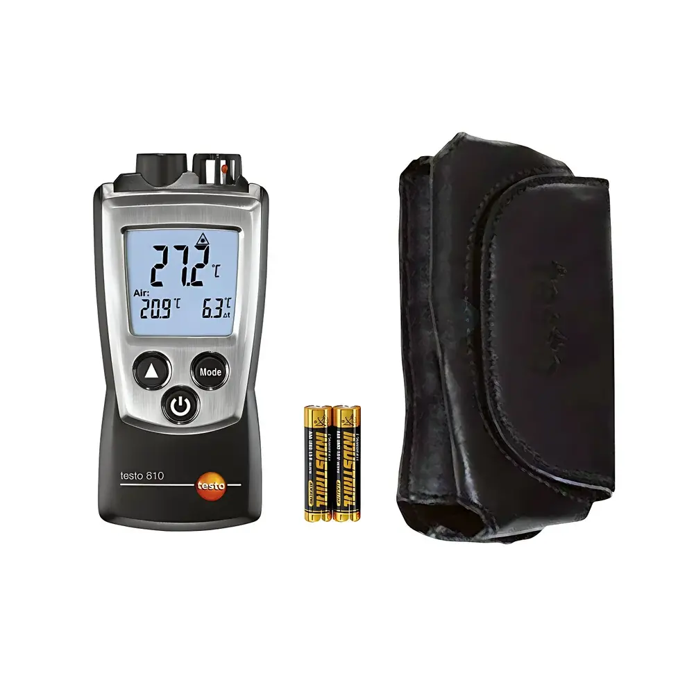 testo 810 Infrared Thermometer with Dual-Channel Air & Surface Temperature Measurement
