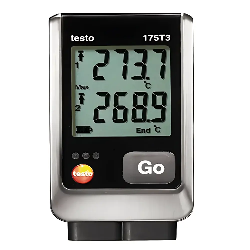testo 175 T3 Dual-Channel External Thermocouple Data Logger (Type K/T)