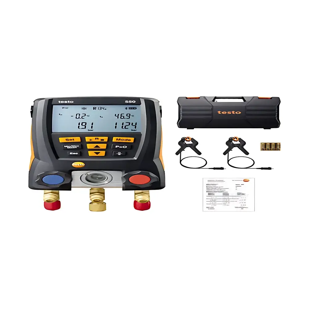 testo 550 Smart Basic Refrigerant Manifold Gauge Set