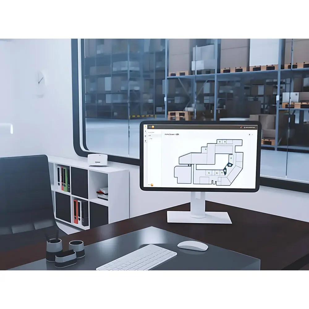 testo 150 DIN2 Temperature Data Logger Module with Dual mini-DIN Interfaces