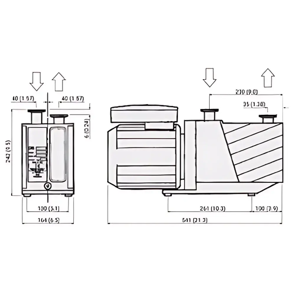 Agilent DS 602 Dual-Stage Oil-Sealed Rotary Vane Vacuum Pump