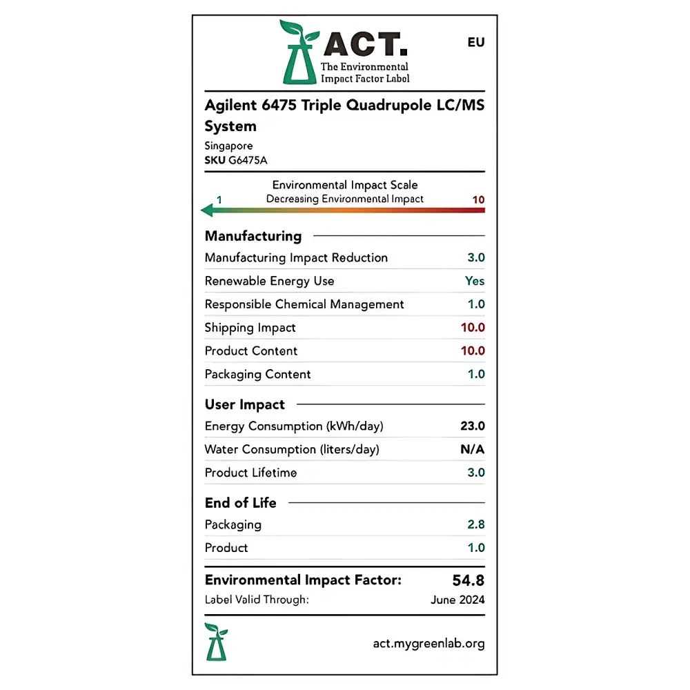 Agilent 6470B Triple Quadrupole LC/MS System