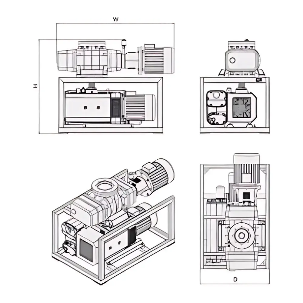 Agilent RPS-501/301 Roots Pump System