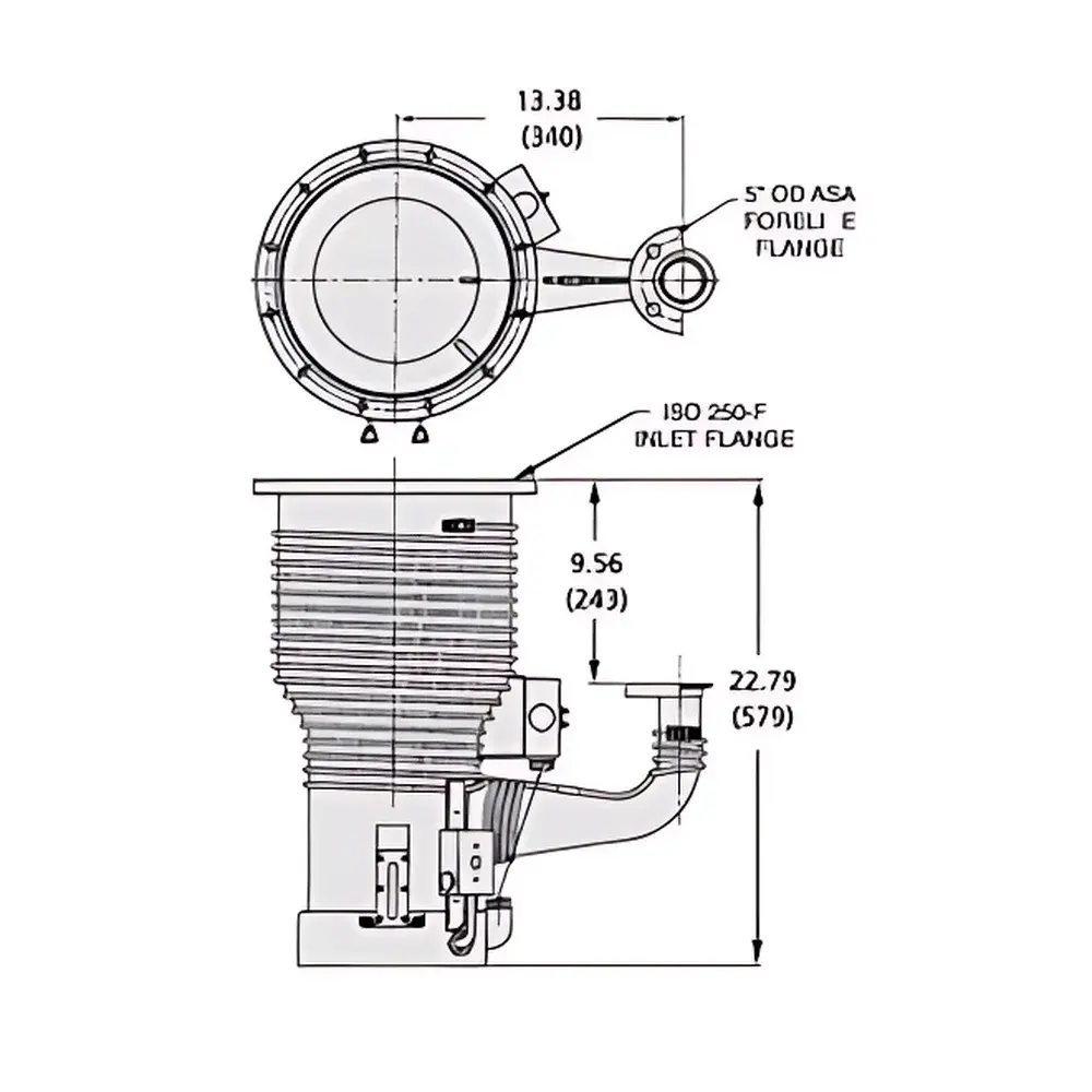 Agilent VHS-250 Oil Diffusion Vacuum Pump