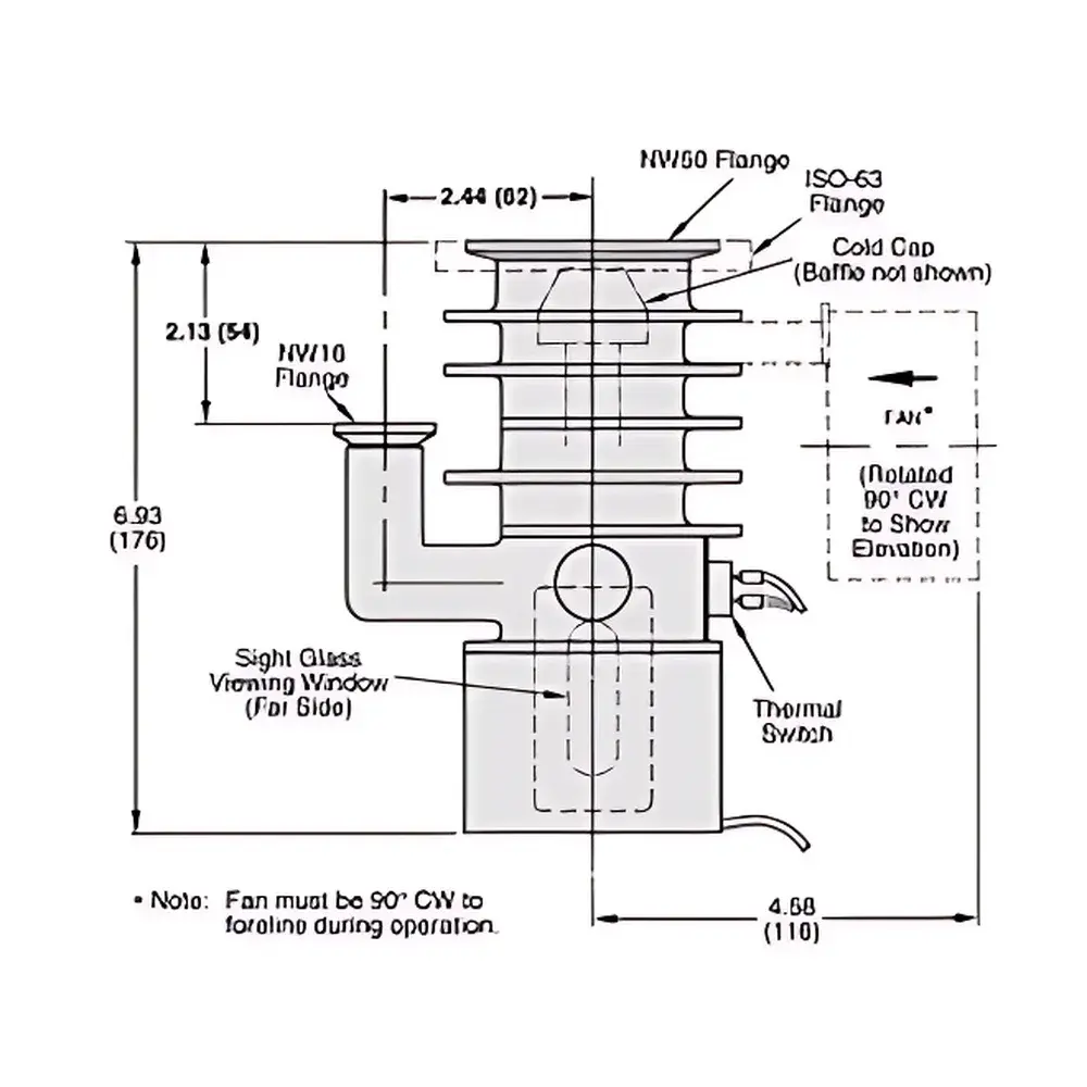 Agilent AX-65 Oil Diffusion Pump