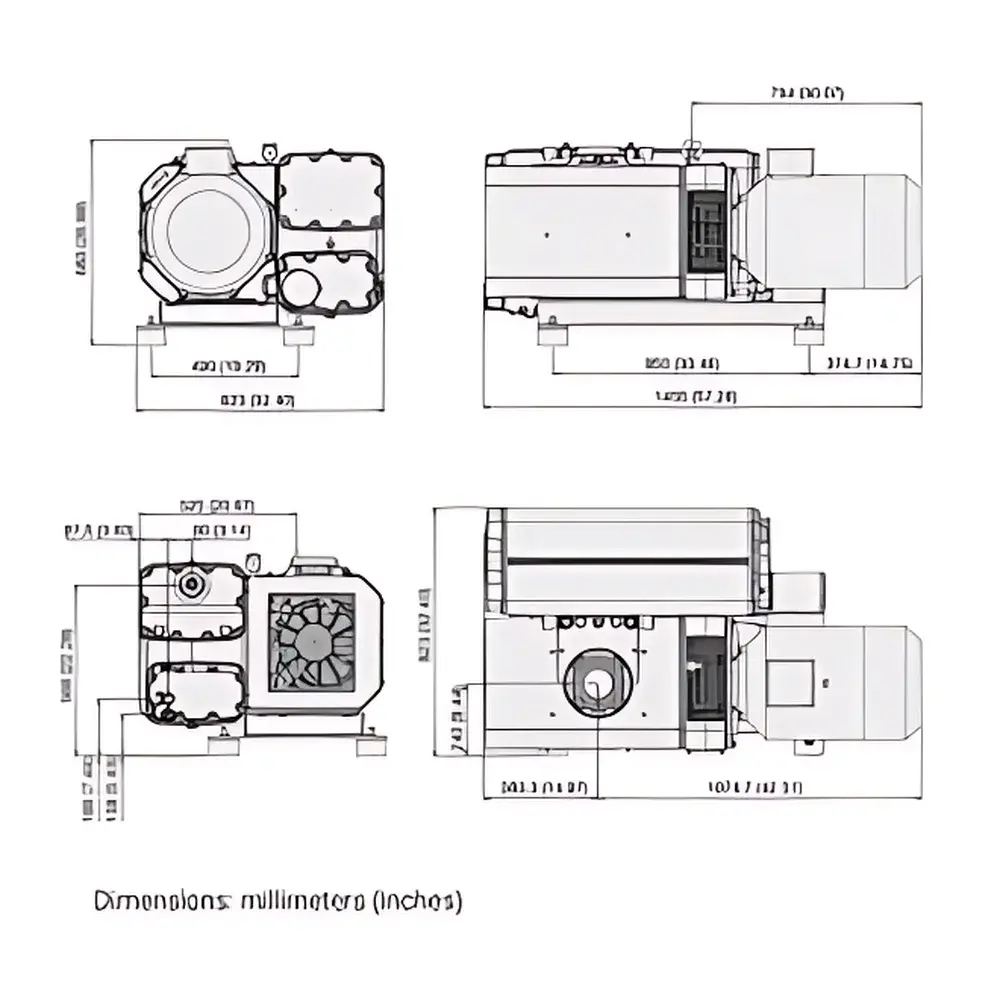 Agilent MS-631 Single-Stage Oil-Sealed Rotary Vane Vacuum Pump