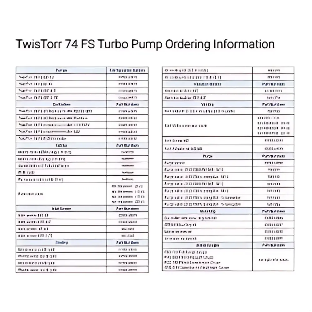 Agilent TwisTorr 74 FS Turbo Molecular Pump