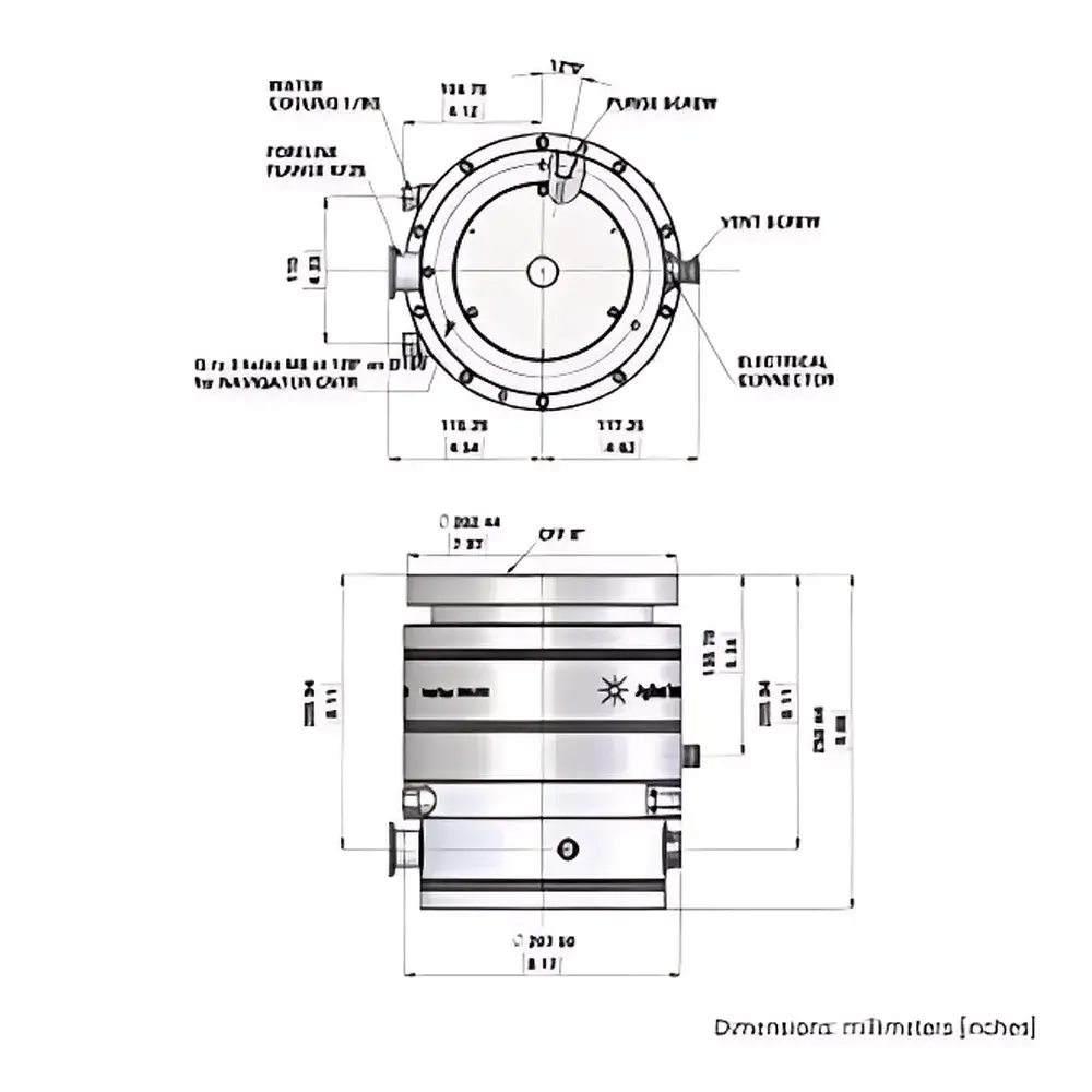 Agilent TwisTorr 704 FS Turbo-Molecular Pump