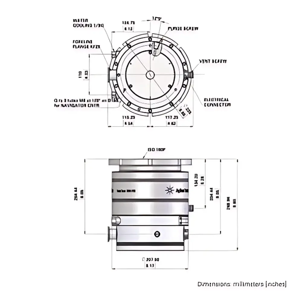 Agilent TwisTorr 704 FS Turbo-Molecular Pump