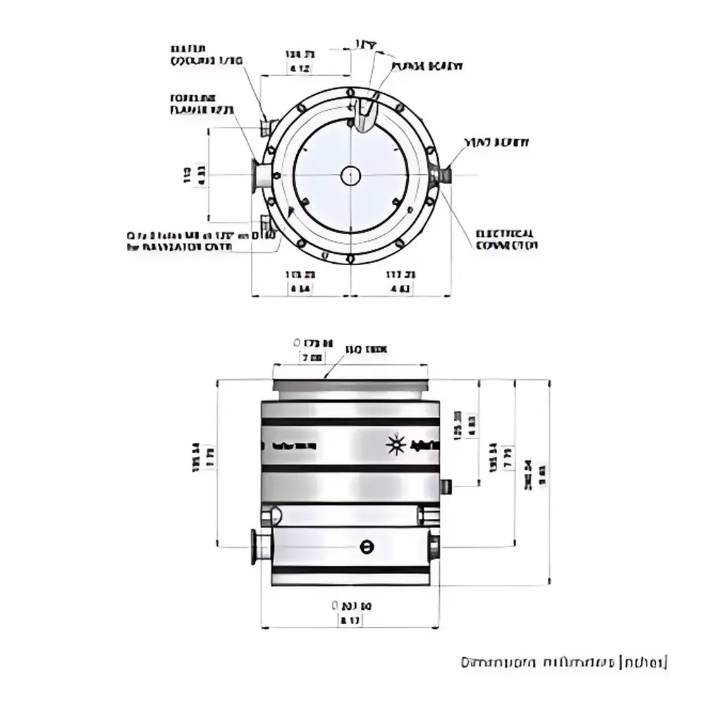Agilent TwisTorr 704 FS Turbo-Molecular Pump