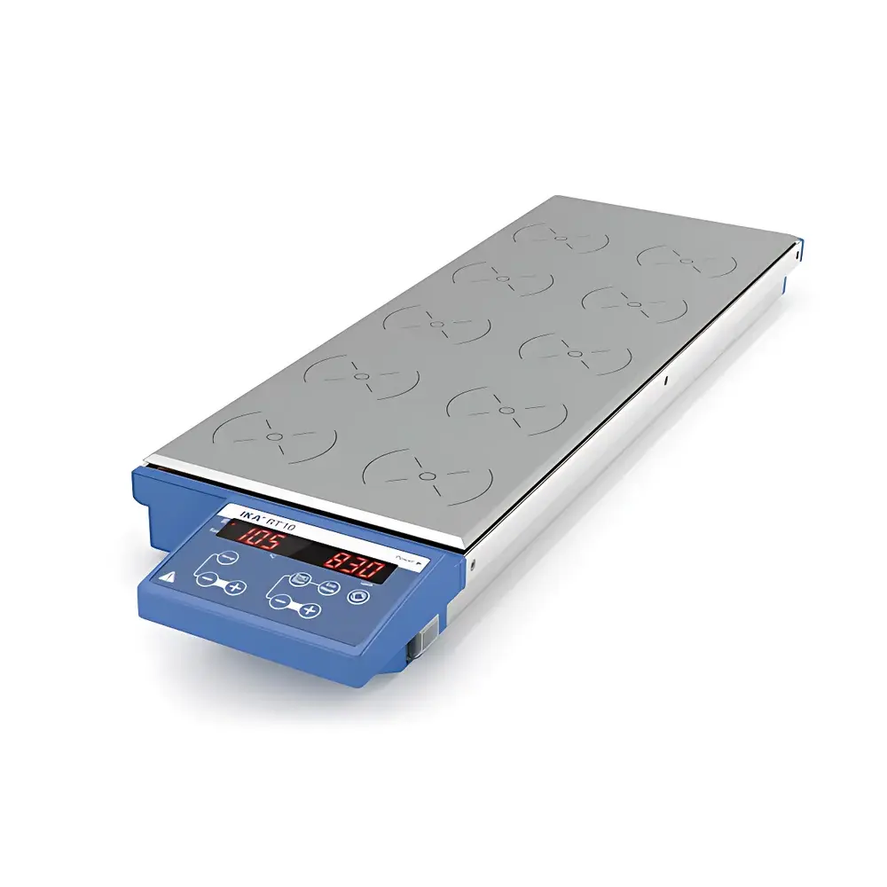 IKA RT 10 10-Position Digital Heating Magnetic Stirrer