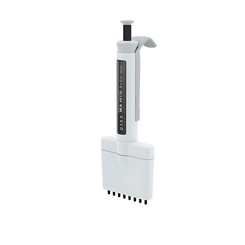 IKA Pette Multi 8-Channel Manual Pipette, 0.5–10 µL