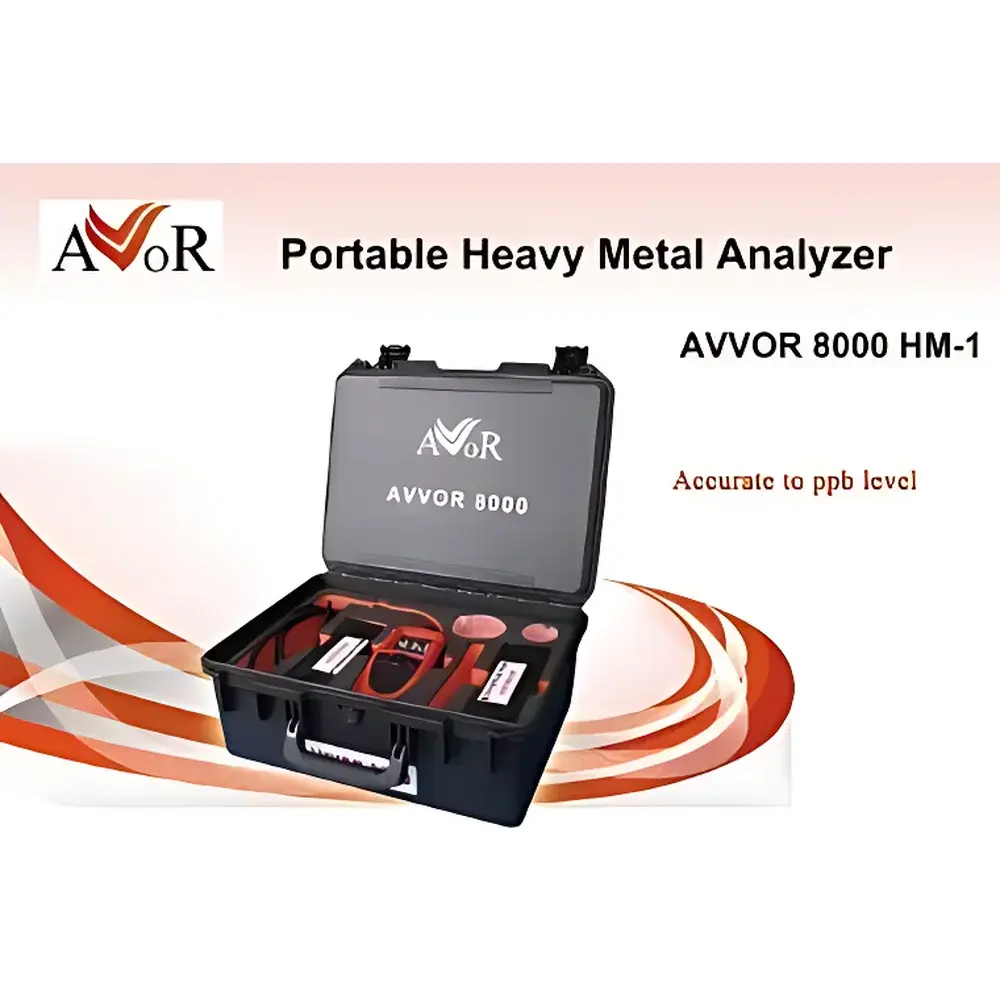 AVVOR 8000 HM-1 Portable Anodic Stripping Voltammetry (ASV) Heavy Metals Analyzer