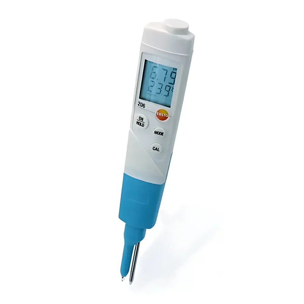 testo 206-pH2 Portable Dual-Parameter pH and Temperature Meter