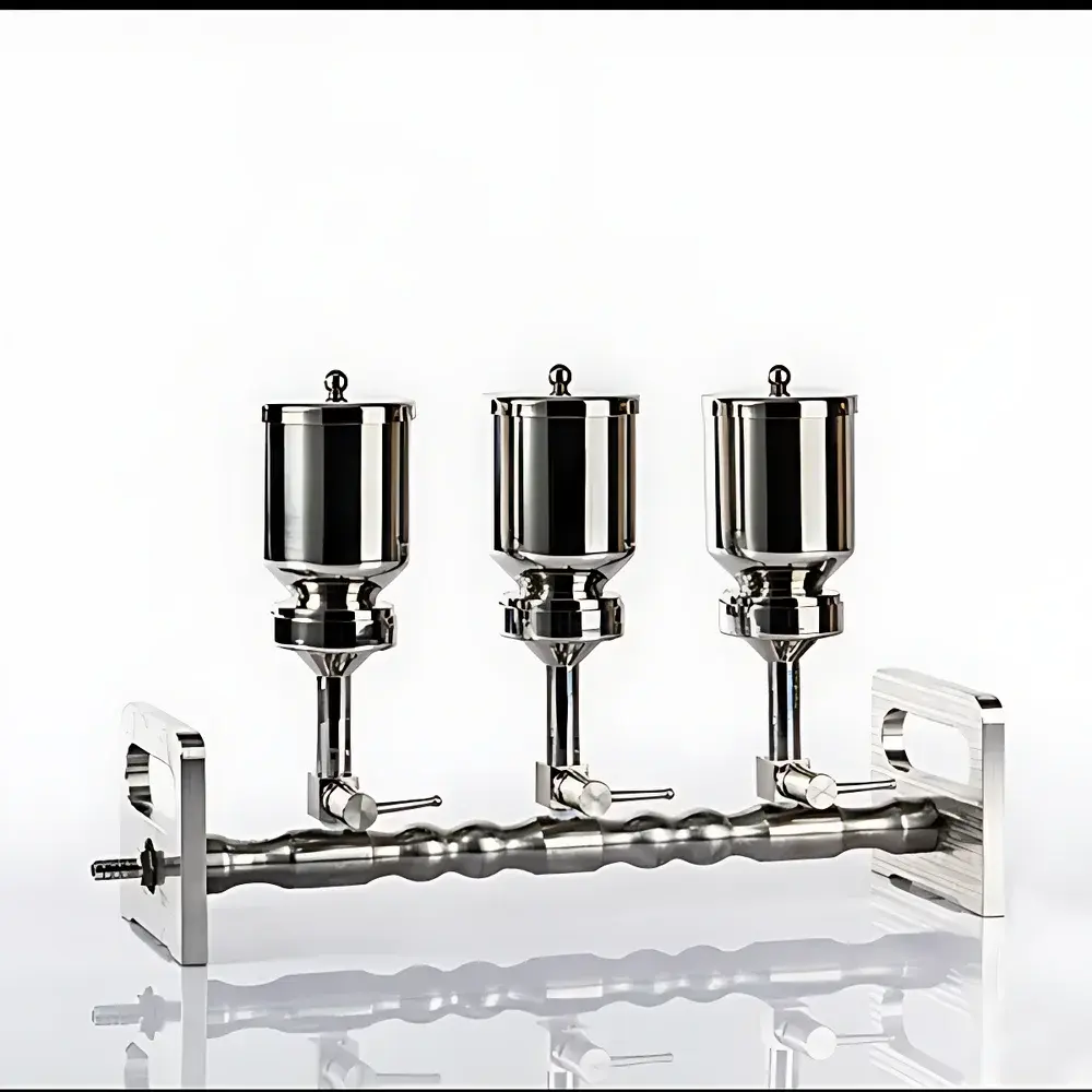 JINTENG Stainless Steel Triple-Filter Assembly with Magnetic Base