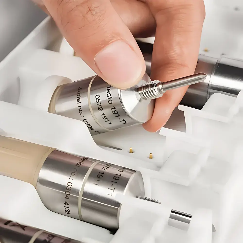 testo Compact Instrument Case with Integrated 8-Channel Data Logger Reader (Model 0516 1901)