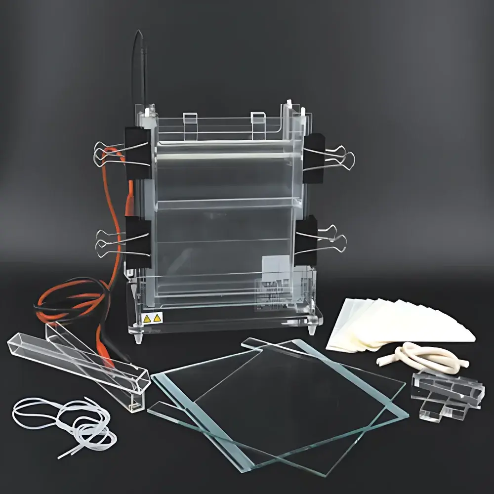 Beijing Liuyi DYCZ-24A Dual Vertical Electrophoresis Apparatus (Model 121-2410)