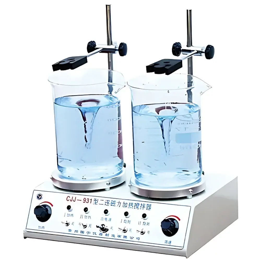 CZGY CJJ-931 Hexa-Position Magnetic Hotplate Stirrer