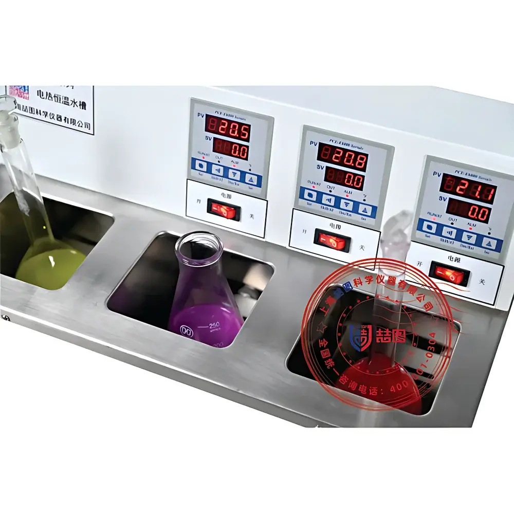 DRETOP TDK-8D Triple-Zone Independent Temperature-Controlled Water Bath