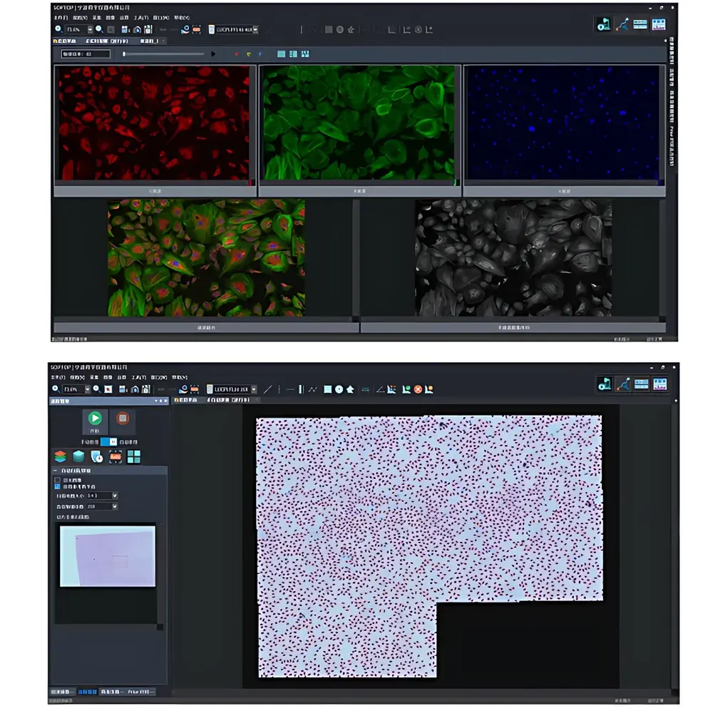 SOPTOP IRX60 Research-Grade Inverted Fluorescence Microscope