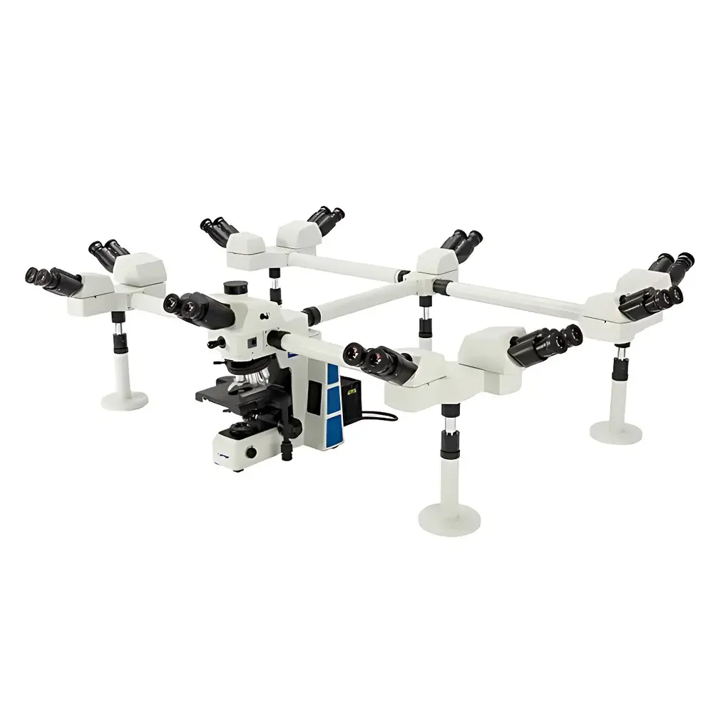 SOPTOP RX50DO10 Ten-Station Shared-View Biological Microscope