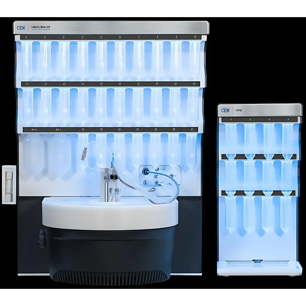 CEM LibertyBlue 2.0 Automated Microwave Peptide Synthesizer