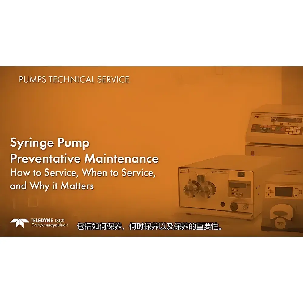 Teledyne ISCO X-Series High-Pressure Precision Syringe Pump