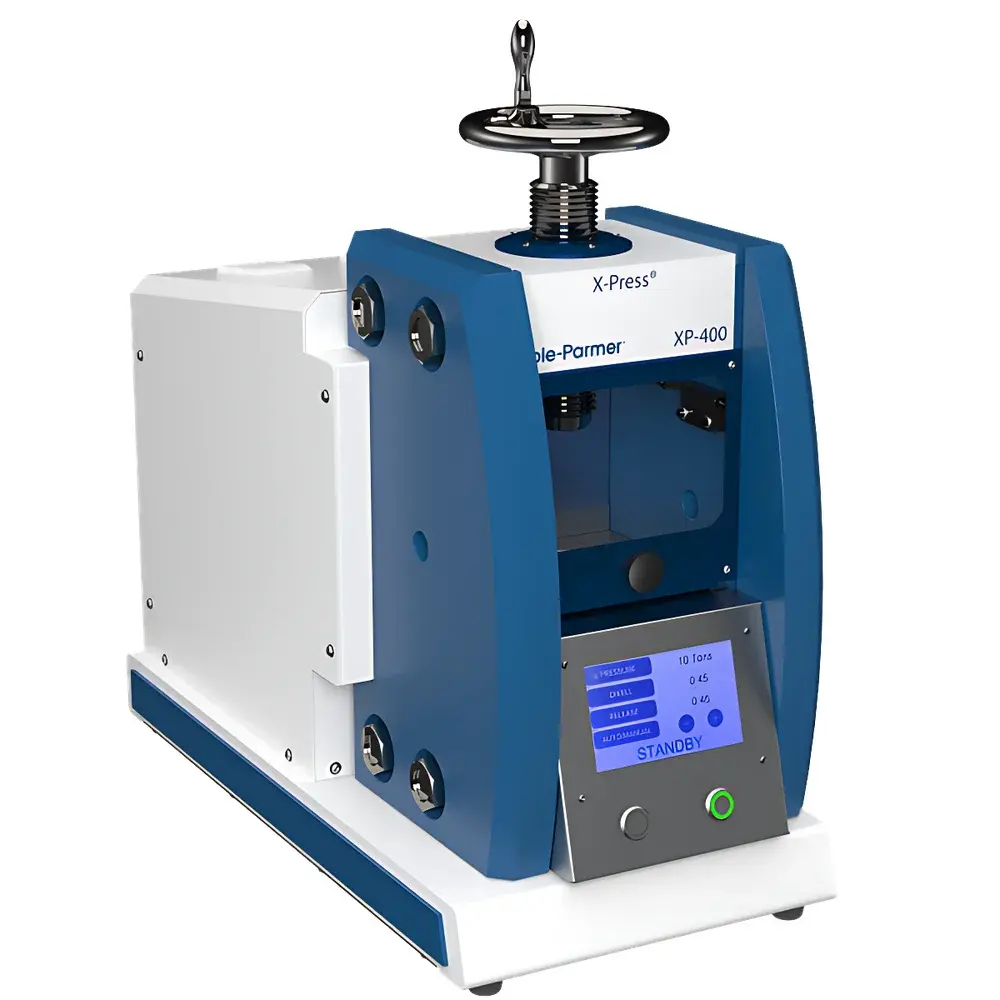 SPEX SamplePrep XP-400 (formerly Model 3636) XRF/FTIR Automated and Manual Hydraulic Pellet Press