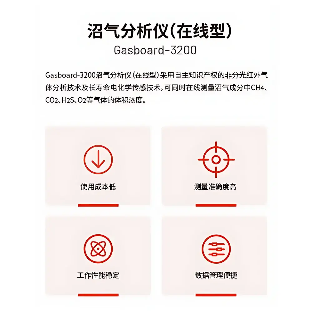 CUBIC INSTRUMENTS Gasboard-3200 Online Biogas Analyzer
