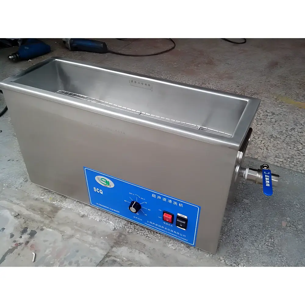 SYC Sycs SCQ-4201C Benchtop Ultrasonic Cleaner with Adjustable Frequency, Heating & Digital Control