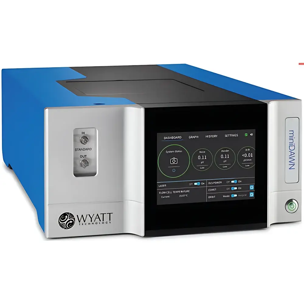 Wyatt miniDAWN Triple-Angle Light Scattering Detector for Gel Permeation Chromatography