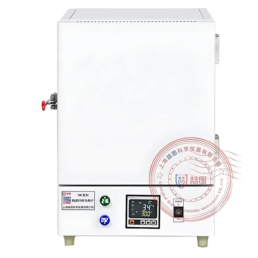 DRETOP TMF-2-10TP Compact Ceramic Fiber Muffle Furnace