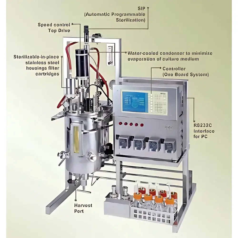 LiFlus Series Pilot-Scale Automated In-Situ Sterilizable Fermenter