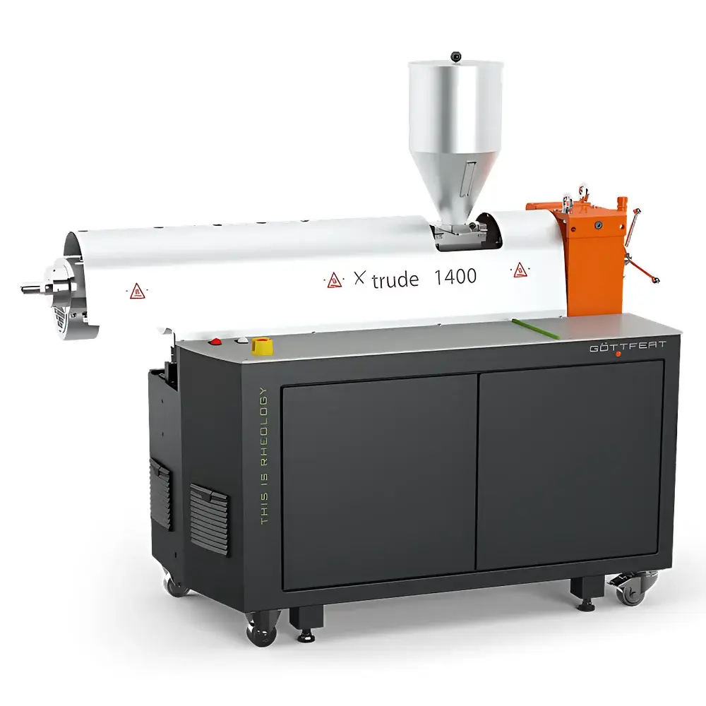 Goettfert X-Trude 1400 Twin-Screw Extruder for Polymer Rheology and Process Simulation
