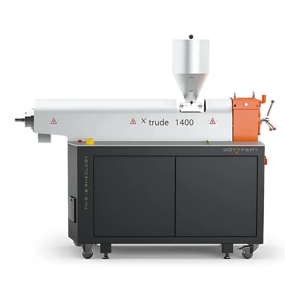 Goettfert X-Trude 1400 Twin-Screw Extruder for Polymer Rheology and Process Simulation