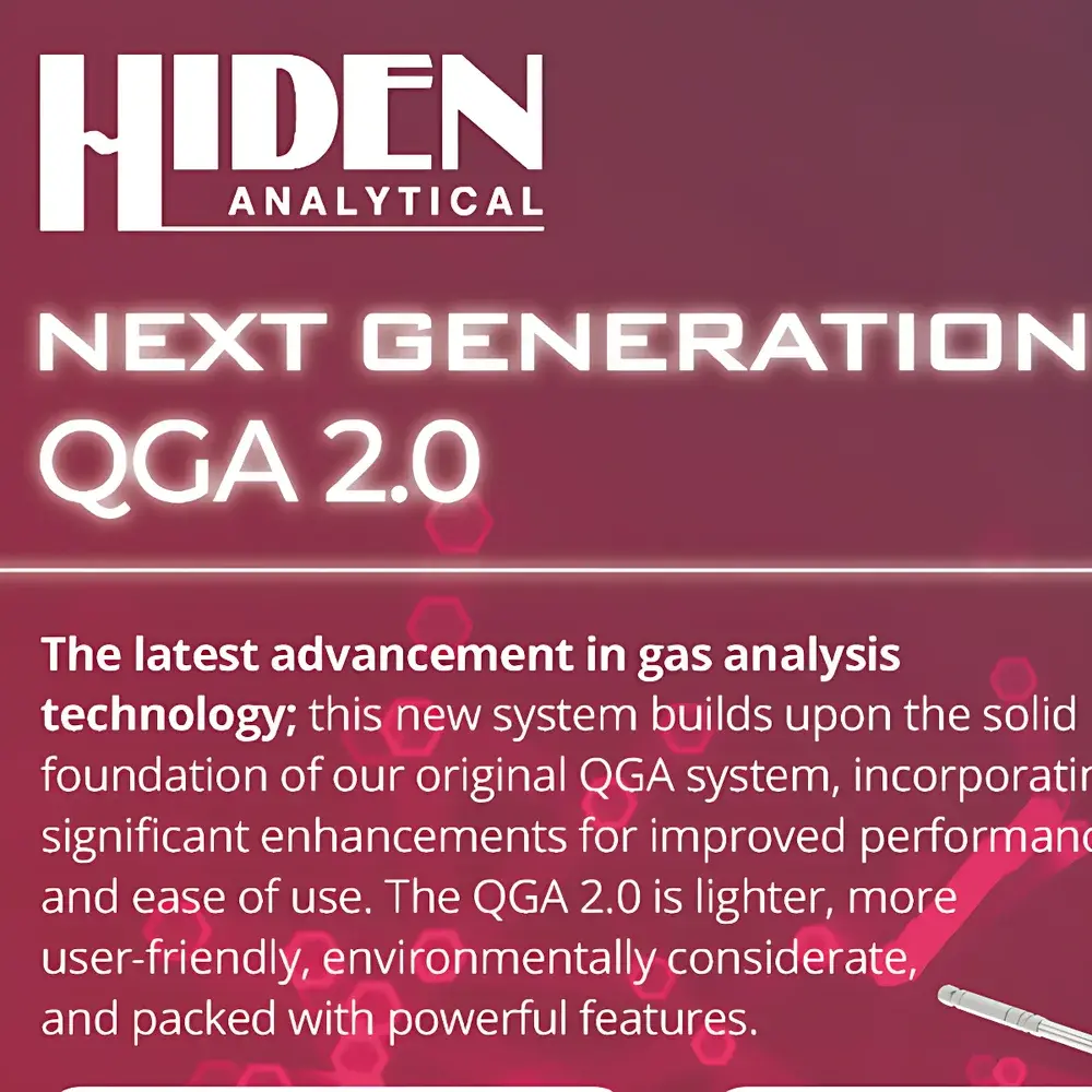 Hiden QGA 2.0 Quantitative Gas Analysis Mass Spectrometer