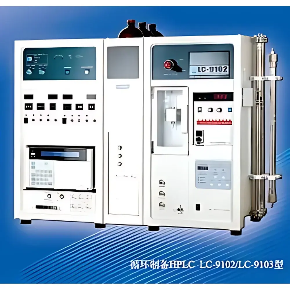JAI LC-9102 / LC-9103 Preparative Liquid Chromatography System with Low-Pressure Quaternary Gradient Elution