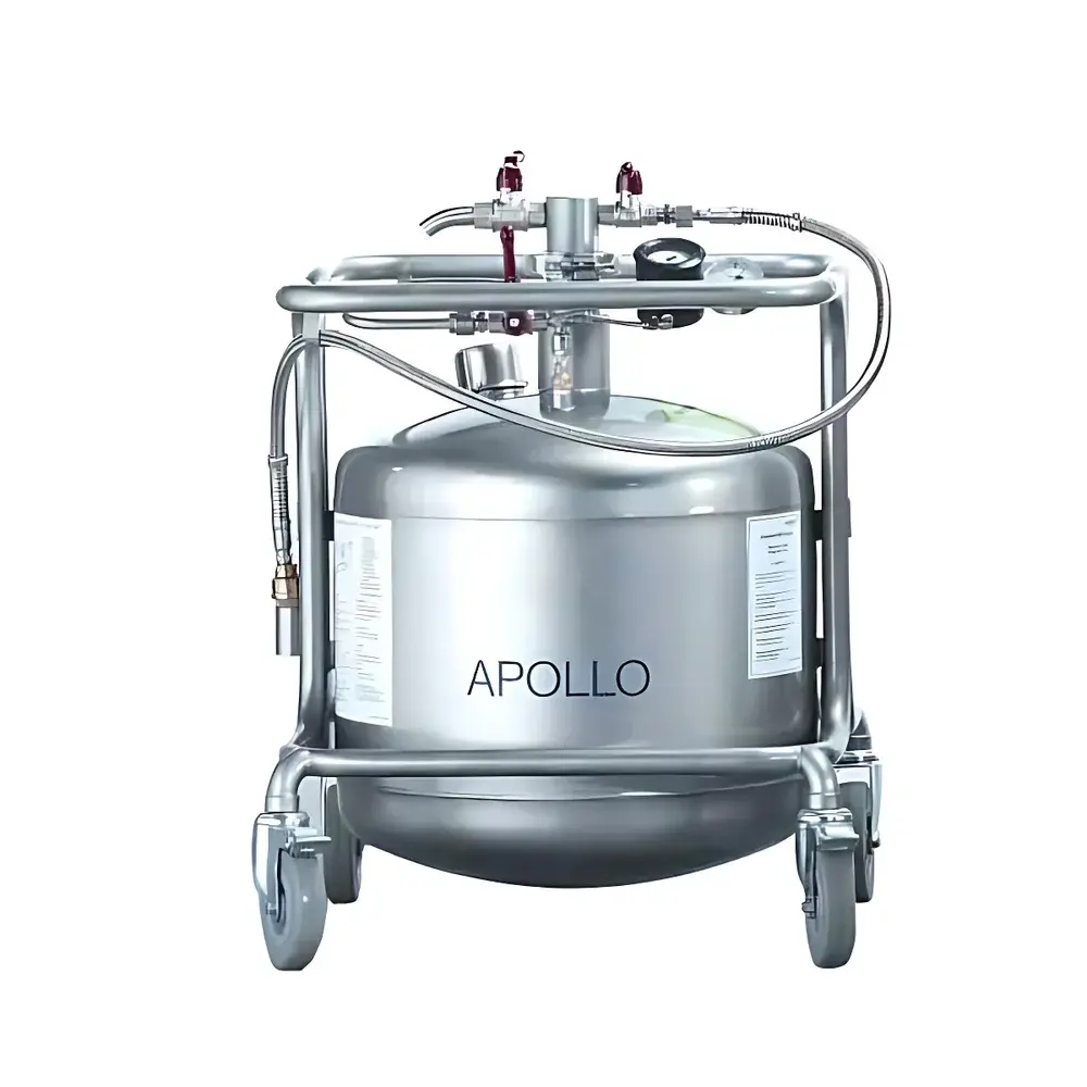 WIGGENS APOLLO Series Stainless Steel Liquid Nitrogen Storage and Transport Dewar