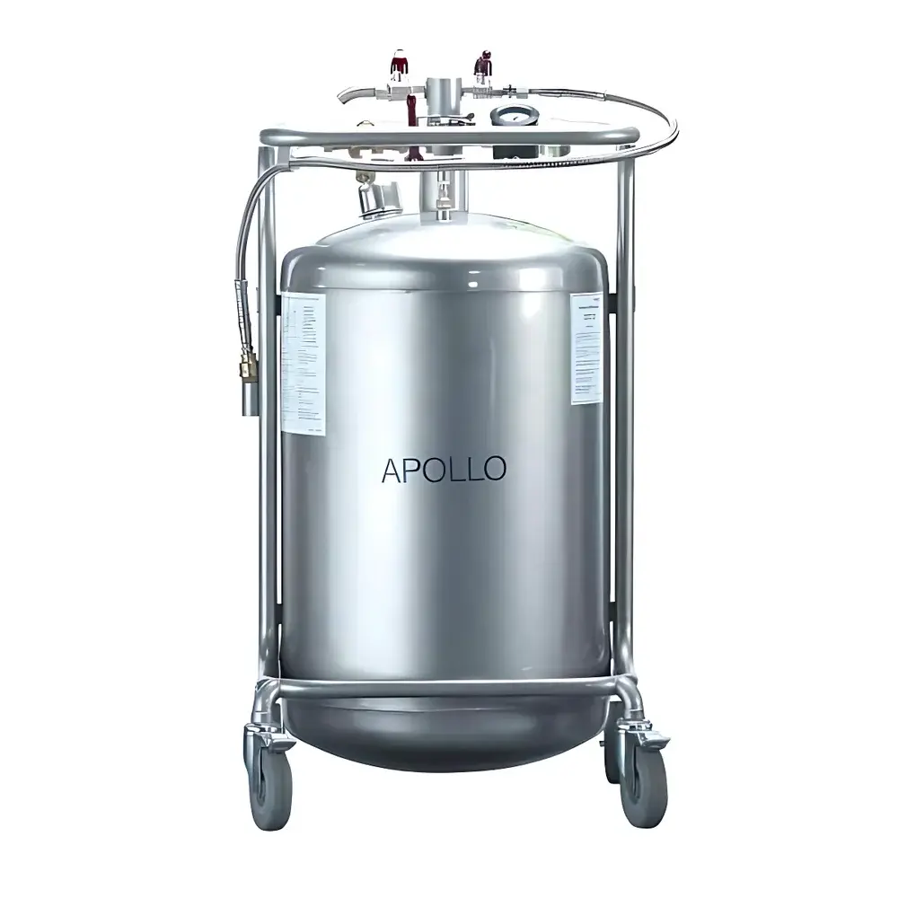 WIGGENS APOLLO Series Stainless Steel Liquid Nitrogen Storage and Transport Dewar