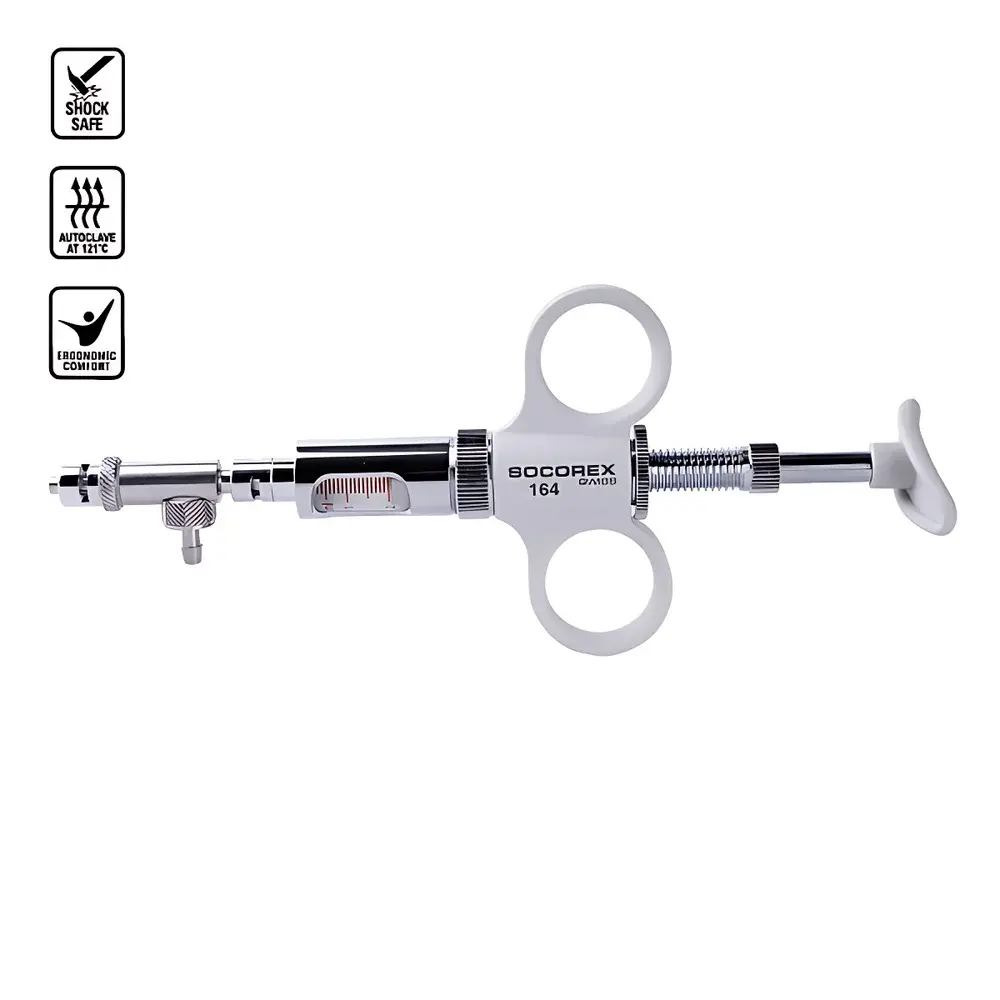 SOCOREX Dosys™ 164-174 Dual-Ring Manual Continuous Dispensing Syringe