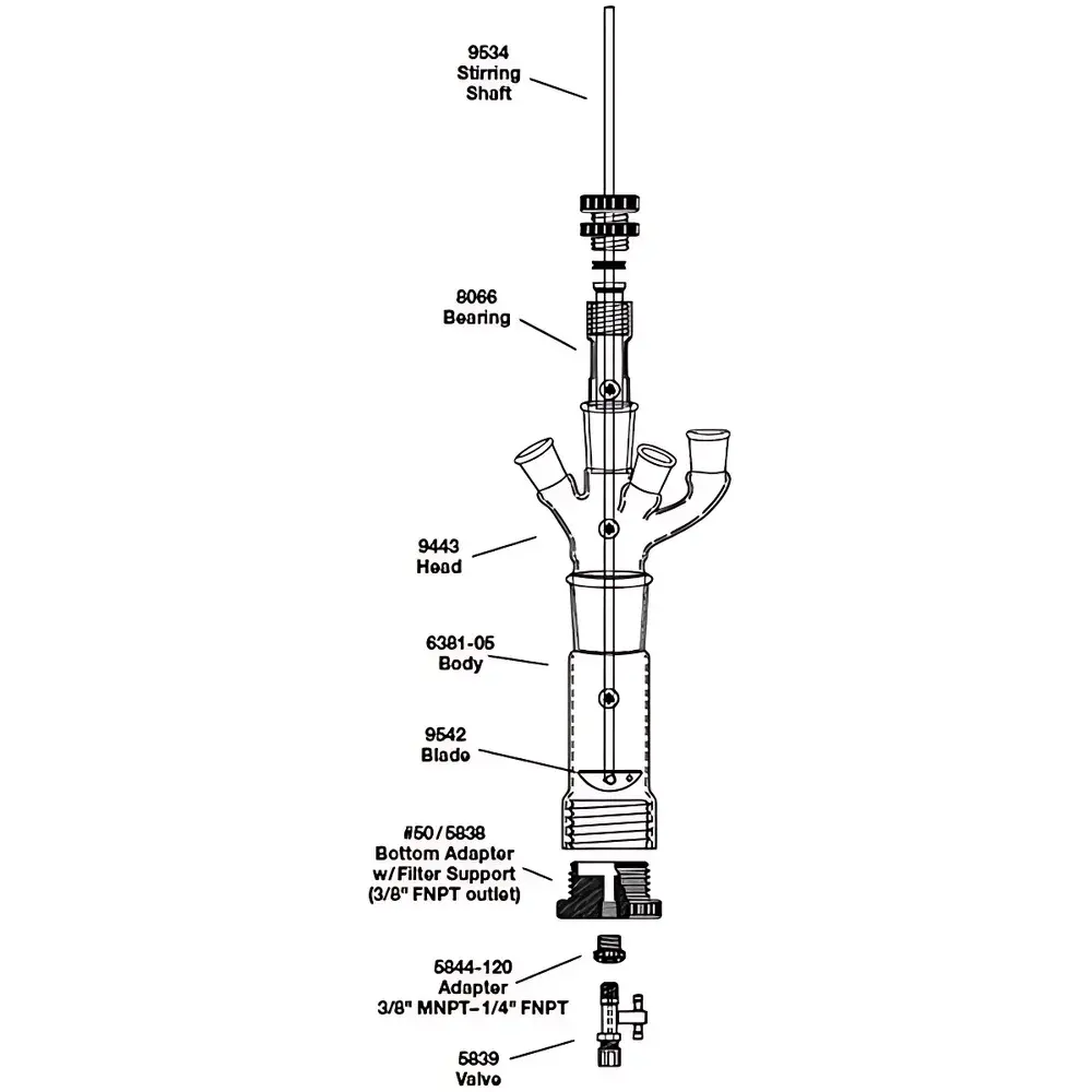 ChemTron Glass Filtration Reactor