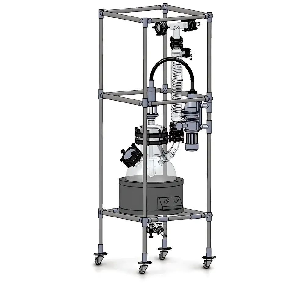 ChemTron SQHK07166 Spherical Pilot-Scale Glass Reactor System