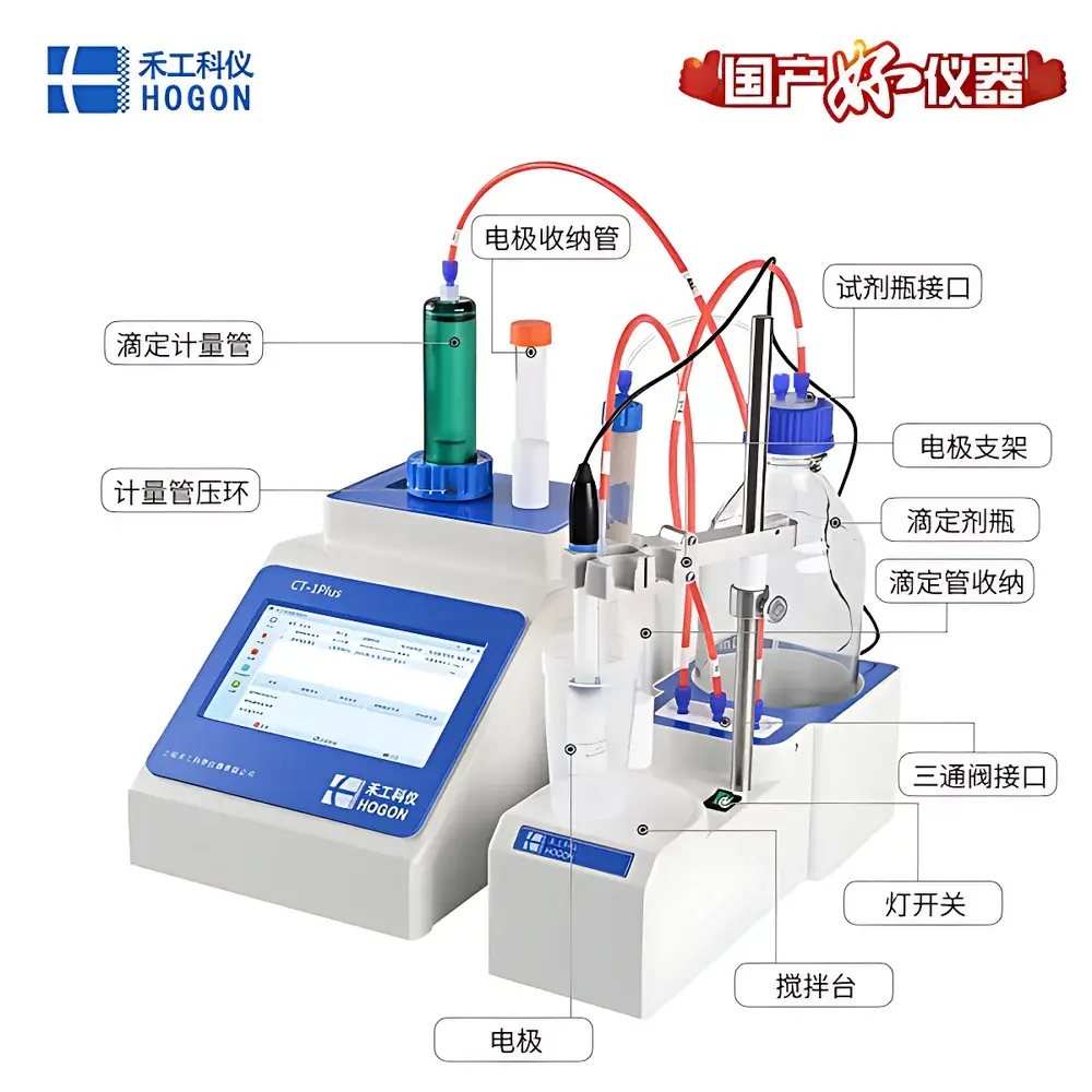 HOGON CT-1Plus Dedicated Potentiometric Titrator for Sulfate Ion Quantification in Vanadium Redox Flow Battery Electrolytes